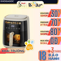 [Quốc tế] Nồi chiên không dầu 5 lít Bear Chính hãng chống dính, điều khiển cảm ứng QZG-F15H1 - SSHOP OFFICIAL