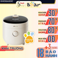 [Quốc tế] Nồi cơm điện mini 1.6 Lít (nấu cơm 0.5L) Bear cho 2-3 người ăn Chính hãng Kèm xửng DFB-C16K1 - SSHOP OFFICIAL
