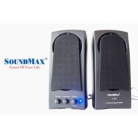 (quocvy) LOA VI TÍNH SOUNDMAX A-150/ 2.0 10W màu đen - HÀNG CHÍNH HÃNG