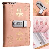 Qutzzmnd 100 Phong Bì Tiết Kiệm Tiền Challeng, Tiết Kiệm Tiền Làm Giàu Qua Đêm Mini Chất Kết Dính Tiết Kiệm Thử Thách, Có Thể Tái Sử Dụng Với Khóa Mật Khẩu PU Tiết Kiệm Tờ Thử Thách Người Yêu