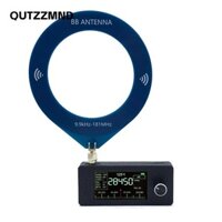 Qutzzmnd Pocket Mini Radio, LSB USB AM FM Di động SI4732 0,5-108 MHz Radio, Chất lượng cao có Ăng-ten HF SW MW Đài phát thanh VHF 1.9 inch Màn hình IPS Bộ thu vô tuyến tất cả băng tần