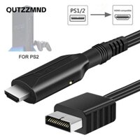 Qutzzmnd PS2 Sang HDMI Adapter PC HDTV Full HD Cáp Chuyển Đổi HD PS2 Sang HDMI Tương Thích