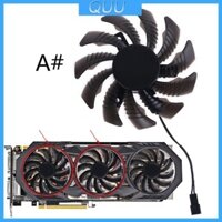 Quu 1 3 chiếc 75mm 2 3pin T128010Quạt làm mát Card Video đồ họa SU cho Gigabyte GTX970