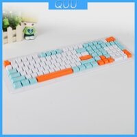 Quu 113 Phím OEM Keycaps PBT Double Shot Tri-Color Keycap Set Cho Cherry MX Switch