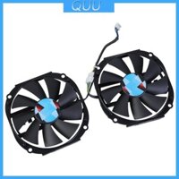 Quu 2 Chiếc 95 Mm 4gb 2048SP GPU Làm Mát Quạt Làm Mát Cho Yeston RX480 570 580 Card Đồ Họa Quạt Thay Thế