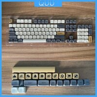 Quu Custom Keycap PBT Thuốc nhuộm tiêu chuẩn thăng hoa Shimmer Keycaps 125Keys XDA Profile cho bàn phím cơ GK61 64 68 96