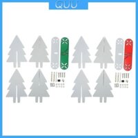 Quu LED Nhấp Nháy Đèn Điện Tử Cây Giáng Sinh Bộ DIY 3D Lắp Ráp USB Chạy Cho Luyện Tập Hàn