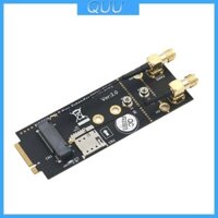 Quu M 2 NGFF Key B Adapter với khe cắm thẻ NANOSIM Ăng-ten truyền dữ liệu nhanh