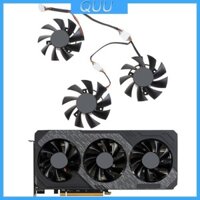 Quu T128015Quạt làm mát GPU BU 7PIN 12V RX 5700 cho RX 5700 RX5700 XT GTX1660S 1660 Quạt Card đồ họa