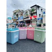 (Quy cách 12 cái/thùng) Bình vuông BIBI 1.2L Tý Liên 0656. Bình đá vuông mini, nắp trong, kín.