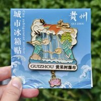 Quý Châu Huangguo Cây Thác Nước Kim Loại Nguyên Bản Tủ Lạnh Xem Khu Vực Du Lịch Điểm Tham Quan Lưu Niệm Quốc Gia Hợp Thời Trang Văn Hóa