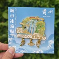 Quý Châu Nguyên Bản Camellia Kim Loại Tủ Lạnh Du Lịch Du Lịch Điểm Tham Quan Lưu Niệm Phong Cảnh Khu Vực Quốc Gia Hợp Thời Trang Văn Hóa Sáng Tạo Quà Tặng