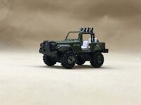 Quy Mô Nhỏ Ngoài Đường Hợp Kim Xe Ô Tô Đồ Chơi Mô Hình Willis Jeep SUV Xe Quân Sự Cảnh Cát Trang Trí Bàn