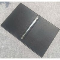 Quyển menu da A4 gắn còng 3 hoặc 4 lổ cho nhà hàng, quán, khách sạn, doanh nghiệp