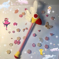 quyền trượng thủ lĩnh thẻ bài sakura bản nhỏ handmade