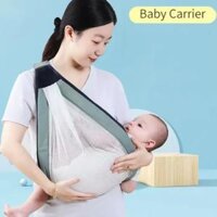 QVPYP An toàn Xách tay Sơ sinh Phía Trước Giữ Ngang Giữ Loại Trẻ sơ sinh Túi Kangaroo Cotton Lưới Khăn em bé Trở Lại Trẻ sơ sinh Ba Lô Bé Bọc Carrier bé Sơ sinh Sling Bọc