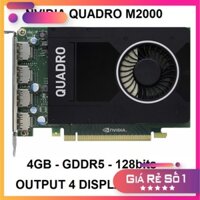 qw3 Card màn hình Nvidia Quadro M2000, M4000, M5000, P600, P1000, 4GB 8GB DDR5 chính hãng, bảo hành 6 tháng