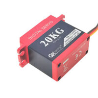QX-MOTOR 20KG 40KG 60KG 8.4V High Voltage High Torque Waterproof Metal Gear Digital Servo for RC Robot RC Car RC Model