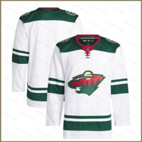 Qy NHL Minnesota Wild Jersey Away Áo thun dài tay Người hâm mộ Áo thể thao Plus Size Người hâm mộ Phiên bản