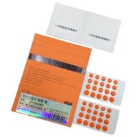 R * 40 Chiếc EsportsTiger ICE V2 Chuột Phụ Kiện Miếng Dán Chân Chuột Màu Cam DIY Chấm Nhỏ Miếng Lót Chân Arcs Edges
