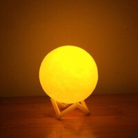 R * Bảng đèn mặt trăng 16 màu Điều khiển từ xa Đèn ngủ DIY Bộ phận máy in 3D