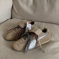 r[ CHÍNH HÃNG ] Giày thể thao PUMA x Open Yy Speedcat nâu nhạt nam nữ (Free Ship)