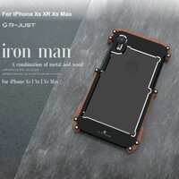 R-just Gỗ + Khung Kim Loại Ốp Lưng Cho iPhone 15 pro Max 14 pro 13 / 13 pro Max / 12 pro Max / 11 pro Max / X X Xs Max XR iPhone 11 Vỏ Gỗ Chống Sốc Kim Loại