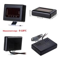 R * LED Kỹ Thuật Số Nhiệt Độ Nước Đồng Hồ Đo Nhiệt Độ Cho Ô Tô Xe Máy Đồng Hồ Đo Hiển Thị Kỹ Thuật Số Cảm Biến Cho Đầu Unive