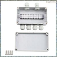 [R M O P] 1 Hộp Nối Chống Thấm Nước IP66 Nhựa Trắng Đường Kính Dây 4-8 mm