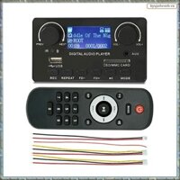 [R M O P] Màn hình LCD Bảng giải mã Bluetooth 5.0 MP3 Hỗ trợ ghi âm rảnh tay FM DC 12V MP3 WMA WAV APE Máy nghe nhạc FLAC