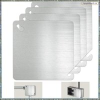 [R M O P] Tấm ốp hộp điện kim loại 4x4In, 4 tấm ốp hộp nối điện, Vỏ bảng điều khiển hộp điện phẳng vuông