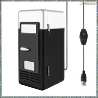 [R M O P] Tủ lạnh Mini Usb Tủ đông nhỏ thả lạnh Tủ lạnh Mini Usb Tủ lạnh Mini di động nhỏ Soda Mini cho ô tô màu đen