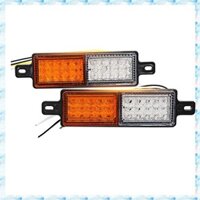 [R Q M U] 2 Chiếc 12V 30 LED Xe Tải Bull Bar Light Bullbar Phía Trước Cản Trước Đèn Báo Trước Đèn Công Viên Bóng Đèn Tín Hiệu Trailer