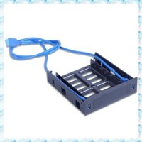 [R Q M U] Bảng điều khiển phía trước 2 X USB 3.0 với thiết bị 3,5 inch / ổ cứng hoặc SSD 2,5 inch / ổ cứng sang 5,25 Giá đỡ khay chuyển động sang ổ đĩa quang