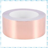 [R Q M U] Băng keo đồng 50mm x 30M để che chắn chất kết dính dẫn điện để sửa chữa điện, đàn Guitar băng keo ốc sên