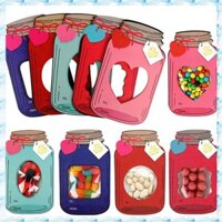 [R Q M U] Bộ 50 Thiệp Valentine Cho Người Lớn, Mason Jar Chúc Mừng Ngày Lễ Tình Nhân, Quà Tặng Valentine Vui Nhộn Cho Lớp Học Valentine