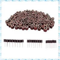 [R Q M U] Bộ chà nhám trống 384 miếng Bao gồm tay áo dây chà nhám móng tay 360 miếng và dây buộc trống 24 miếng cho dụng cụ quay