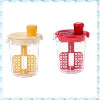 [R Q M U] Máy trộn Salad thủ công kèm tách trứng - Tiện ích nhà bếp đa chức năng để trang điểm, nước sốt và dầu