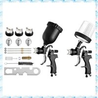 [R Q M U] Xịt Hvlp Air Paint Spray Top Pot Spray 1.3 Calibre Nozzle Spray Paint Spray High Atomization