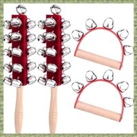 (R Q S E) Chuông Tay Giáng Sinh Chuông Tay Cầm Chuông Lục Lạc Nhạc Cụ