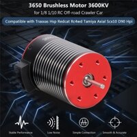R RCXAZ 3650 Động cơ chống nước không chổi than 3600KV 4500KV 5200KV 12 khe Động cơ tốc độ cao 4 cực Thích hợp cho 1 / 8 1 / 10 Xe điều khiển từ xa Drift Racing Off-Road Monster Xe tải kênh ngắn Sửa đổi mô hình Nâng cấp