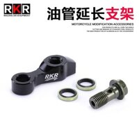 R RKR Xe Máy Phanh Ống Dầu Nối Dài Chân Đế Phụ Kiện Sửa Đổi Bơm Phanh Bơm Trên Ống Dầu Nối Dài Khớp Adapter Ghế