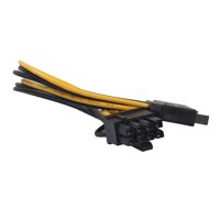 R-TRIP 8Pin (6 + 2) để 15Pin PCI-E SATA Cáp Cấp Nguồn cho Card đồ họa Ổ Cứng