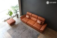 R029 – Sofa da bò 2m6/brown