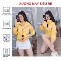 [R04] Áo khoác nữ dù 2 lớp HONEY phối nón rất đẹp - A090