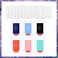 [R3jylk02.vn] Bộ dấu chân và dấu tay không mực cho bé Bộ in hình chó bao gồm 6 miếng mực và 12 thẻ in hình cho trẻ sơ sinh Dễ sử dụng