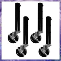 [R3jylk02.vn] Mở rộng chân bàn cho bánh xe - Gói 4 chân nâng có bánh xe cho chân thẳng và cong Dễ sử dụng 27cm