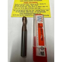 (R4) Dao phay ngón hợp kim 60HRC, 2F-R4*8*16*60