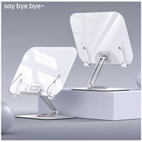 R8, R9 Kệ đọc sách, kê ipad laptop có chân đế xoay 360 độ từ hợp kim nhôm và mika chất lượng cao.