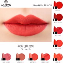 Son thỏi Agapan Matte Lipstick - 06 Crimson Cotton